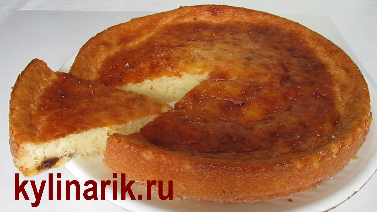 творожная запеканка без муки с манкой в духовке