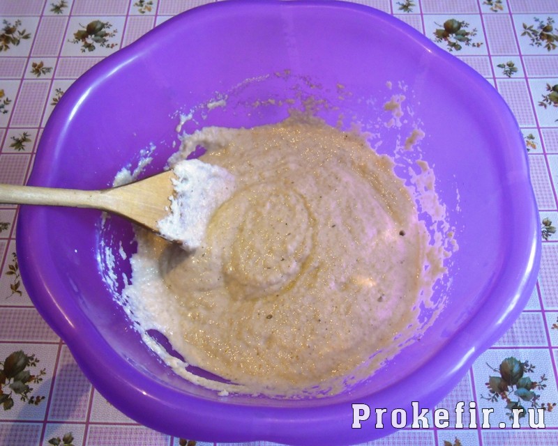 Рецепт оладий из манки на кефире: фото 7