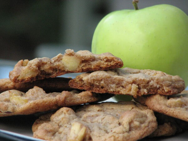 Яблочное печенье из овсяных хлопьев - Способ приготовления