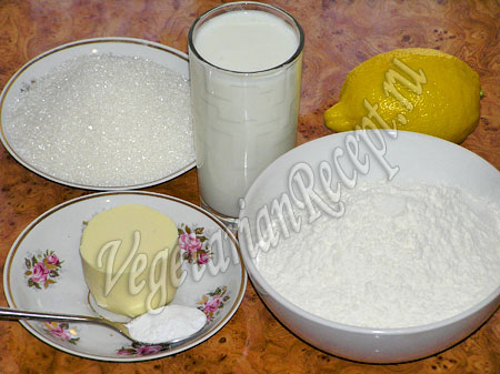 Продукты для кулича без дрожжей