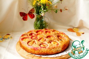 Готовим Цельнозерновой пирог со сливами простой рецепт приготовления с фотографиями на Новый Год