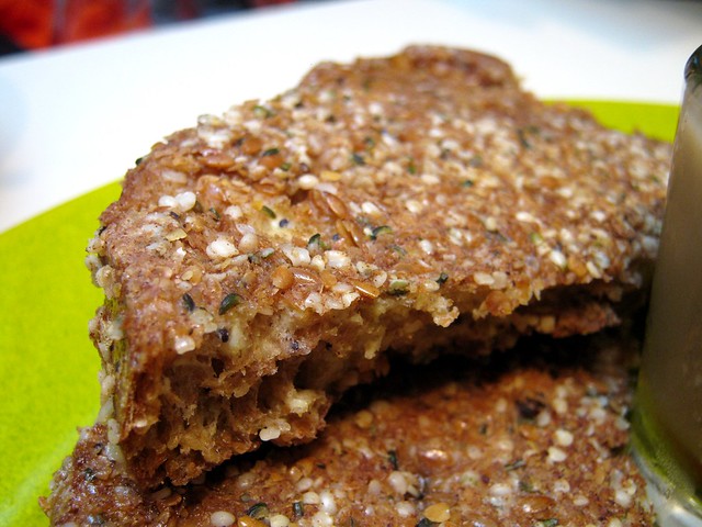 Flax and Hemp Crusted Whole Grain French Toast