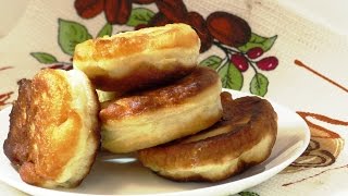 Рецепт оладушек. Как приготовить дрожжевые оладьи. pancakes.