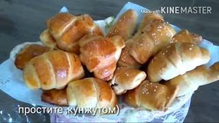 Очень вкусные экспресс рогалики на кефире#выпечка за 30 минут