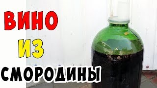 ВИНО ИЗ ЧЕРНОЙ СМОРОДИНЫ Простой РЕЦЕПТ / Смородиновое вино Часть 1