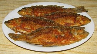 Как жарить рыбу карася. | How to fry fish carp.