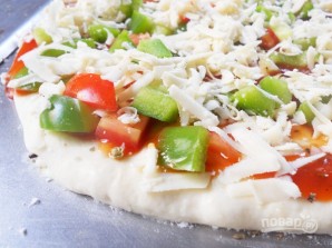 Дрожжевое тесто на пиццу - фото шаг 12