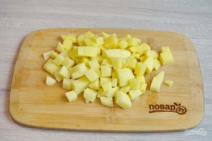 Курник из дрожжевого теста с картошкой - фото шаг 5