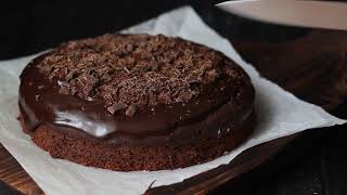 Шоколадный пирог из цельнозерновой муки без сахара и яиц. ПП рецепт