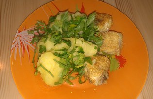 Жареная рыба в кукурузной муке (рецепт с пошаговыми фото)
