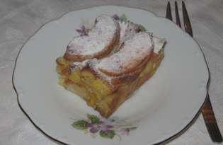 Шарлотка с яблоками без муки (пошаговый фото рецепт)